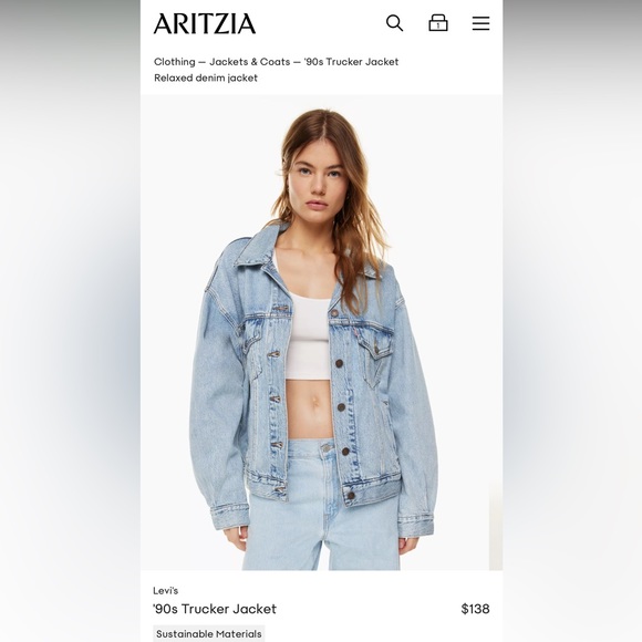 Levi’s 90s Trucker Jacket size medium - Picture 1 of 4